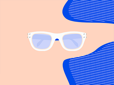 Glasses blue fashion fernandez glasses leandro patterns pink summer sun white