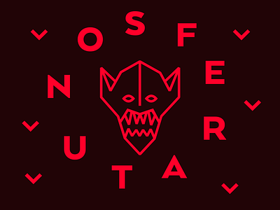 Nosferatu blood fernandez icon leandro lineal nosferatu outline uruguay vampire
