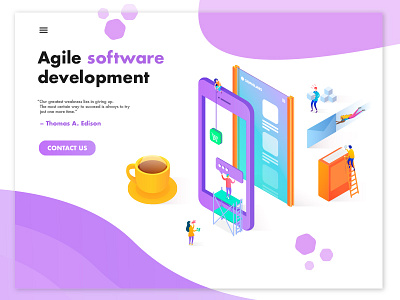 Software Development agile app backend colors design frontend mobile software vivrant web