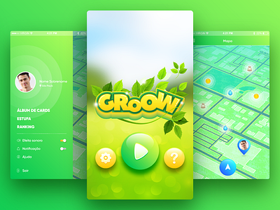 Groow Game APP app game gamification grow nature sustainability