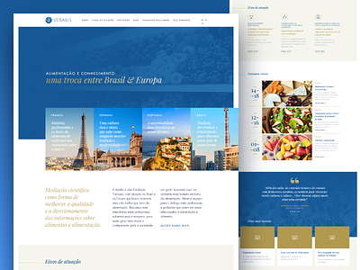Verakis - Homepage food homepage interface design ui ui design ux web