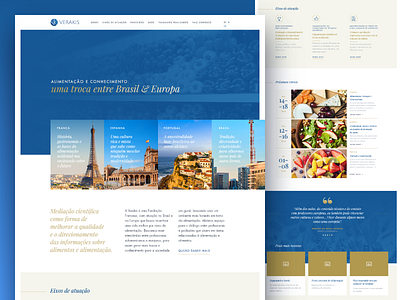 Verakis - Homepage food homepage interface design ui ui design ux web