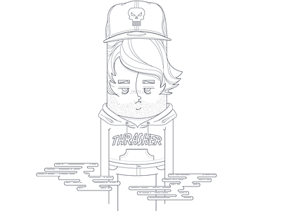 Sketch character draft drawing illustration outline sketch