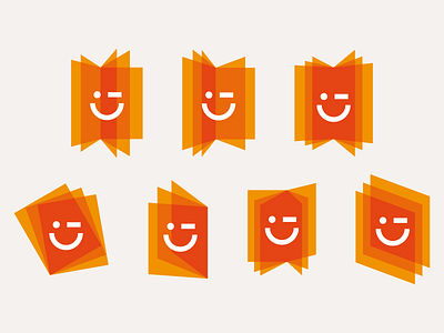 Cintra branding design flip human resources illustration logo paper smile symbols
