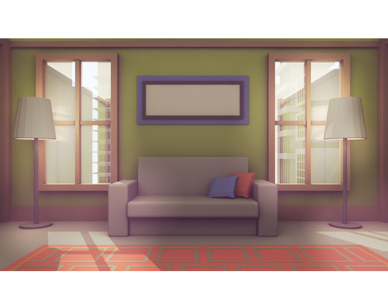 ANIMATED VIRTUAL BACKGROUND Cozy Anime Living Room Cozy - Etsy Australia