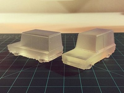 3D Printed Vehicles 3d 3d print 3d printer form 1 form1 formlabs model render resin stereolithography suv toy