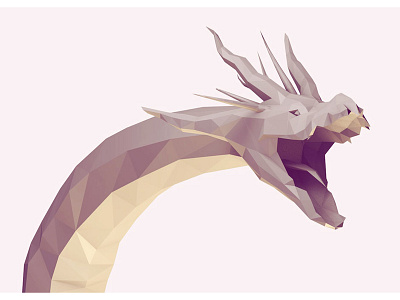 Hydra (WIP) 3d beast c4d creature dragon evil hydra low poly lowpoly monster mythical render
