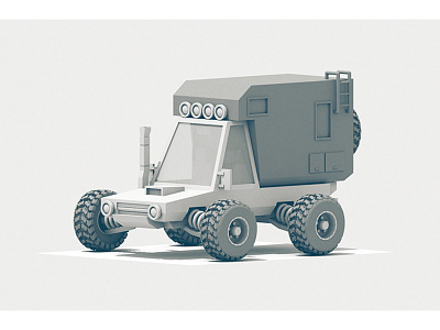 Drifter 3d 4x4 c4d camper model render snorkel tires truck utility vehicle