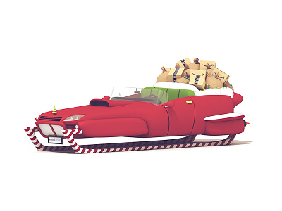 Amazon Vehicles' Santa Sleigh 2017