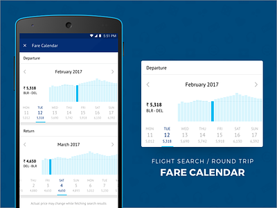 Fare Calendar - Round Trip Flight Search calendar fare flight graph material price round search travel trip