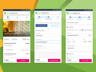 Mobile Checkout Flow checkout design minimal mobile payment transaction travel ui ux