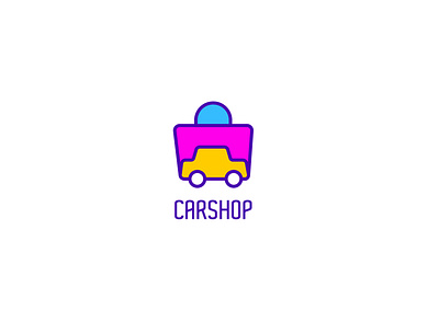 Car Shop Logo branding design logo logo design