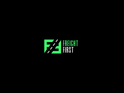 Freight First branding design logo logo design logocore vector