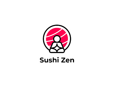 Sushi Zen branding design logo logo design logocore sushi sushi logo vector