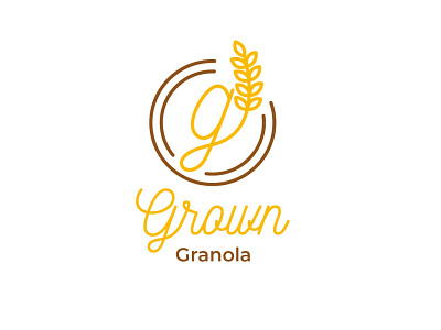 21 Daily logo challenge branding dailylogochallenge design granola grown logo logo design vector