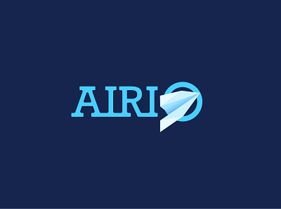 26 Daily logo challenge airio airplane branding dailylogochallenge design logo logo design paper airplane vector