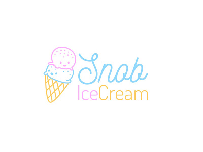 27 Daily logo challenge branding dailylogochallenge design ice cream logo icecream logo logo design vector