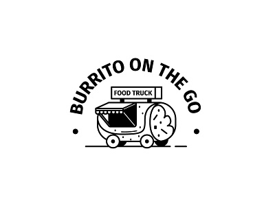 44 Daily logo challenge branding burrito dailylogochallenge design food food trucks logo logo design vector