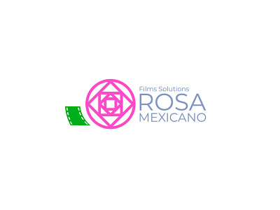Rosa Mexicano Films branding design films logo logo design mexico rosa rosa mexicano vector