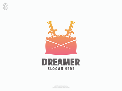 Dreamer logo designs branding design dreamer graphic design illustration logo logodesigns typography vector