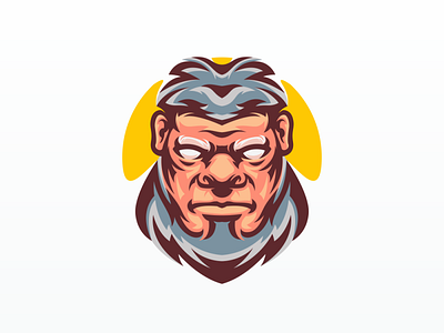 Yeti Head Logo Template by Aary_studio1 on Dribbble