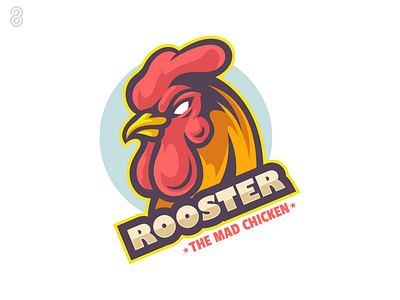 Rooster Mascot Logo Design branding design graphic design illustration logo vector