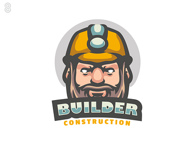 Builder Mascot Logo Design