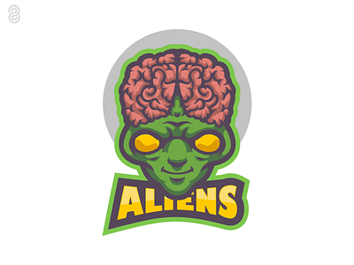 Aliens Mascot Logo Design