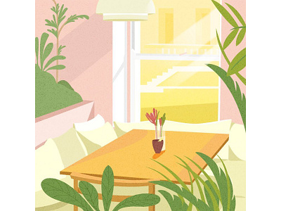 Harvest Cafe design illustration vector