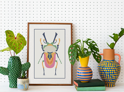 Colorful Insects animal beetles branding colorful insect design graphic design graphic illustration illustration insect product design vector