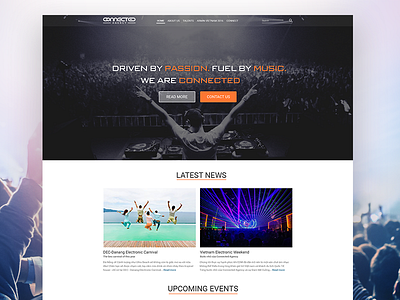 Hello Dribbble! I am so happy to be here! dj event layout ui