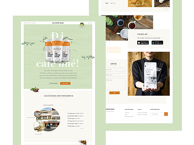 Coffee Website - The Coffee House Redesign brown clean clear coffee redesign thecoffeehouse ui ux website