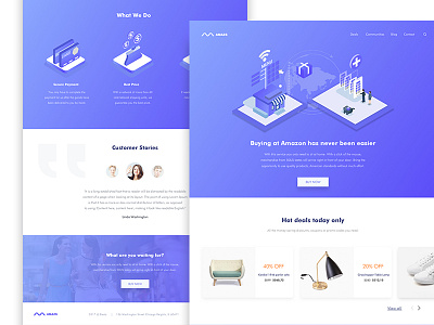 Design Service Shipping blue clean clear layout service shipping ui ux website