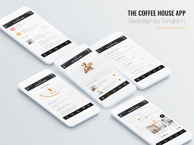 Full main Screen - The Coffee House Redesign brown clean clear coffee redesign thecoffeehouse ui ux website
