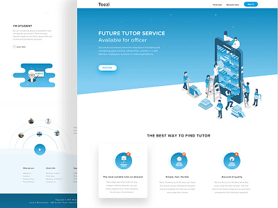 Teezi Landingpage