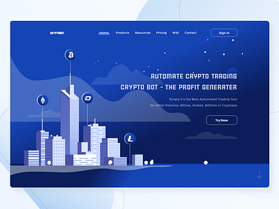 Crypto Landingpage