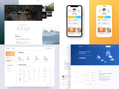 2018 - Summary clean clear design experience homepage landingpage user web website