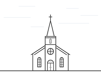 Church church house illustration vector