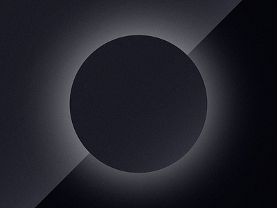 Minimal Dark Eclipse dark eclipse gradient moon simple sun