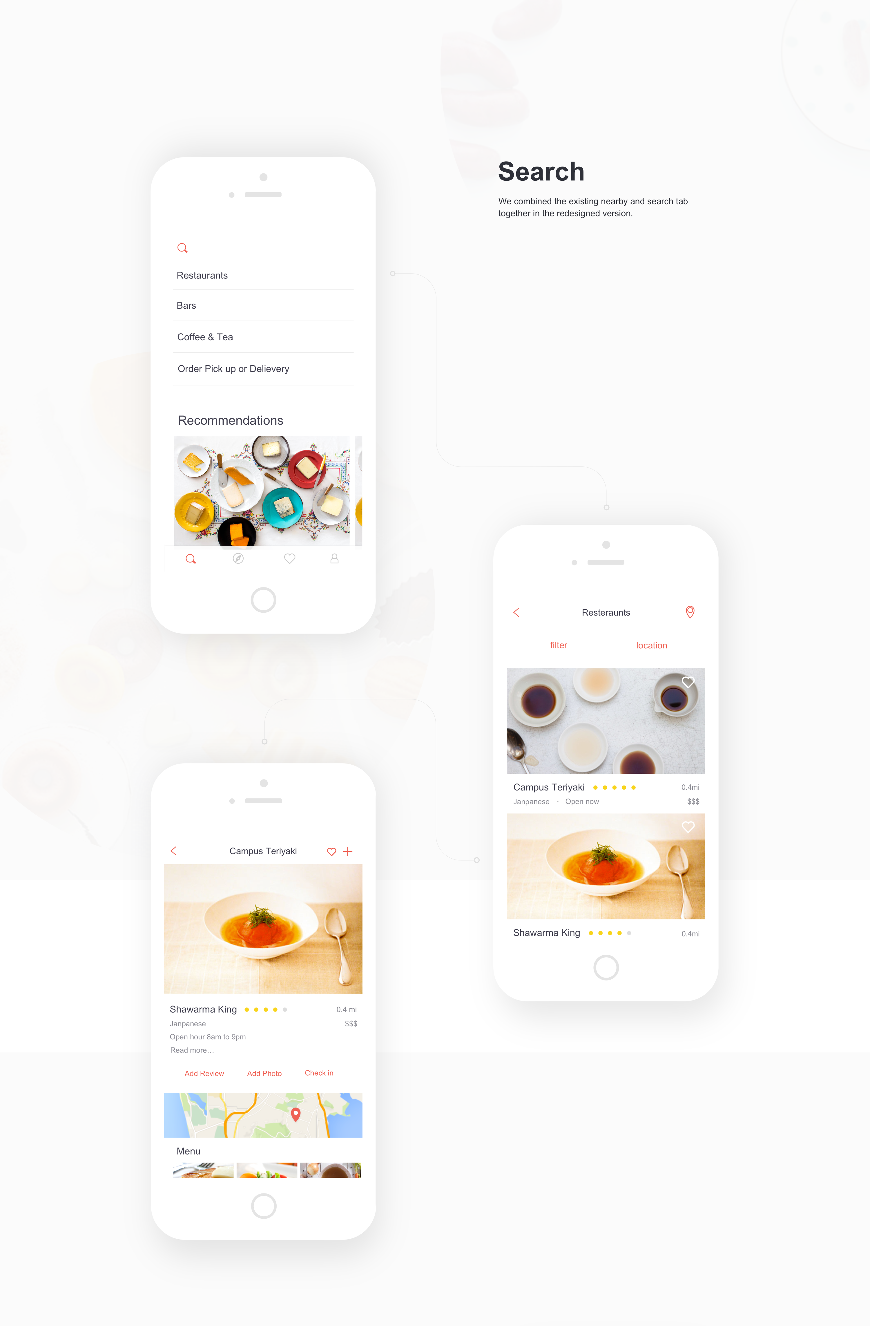 Yelp Redesign Interface Animation By Wen Tong On Dribbble