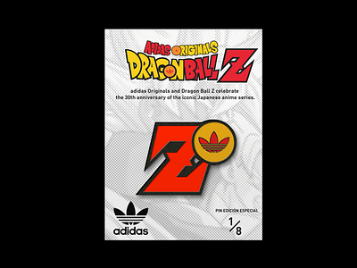 Adidas Originals x DBZ Pins adidas adidas originals branding branding design dragonball dragonballz pin
