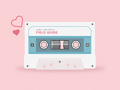 Mixtape <3 audio cassette heart mixtape music old school retro valentine valentines day vector