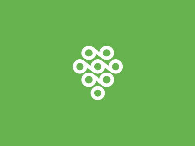 Wine logo branding geometric green identity logo mark modern simple wine