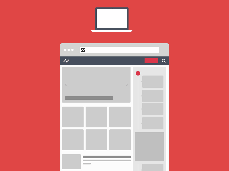 Wireframes (gif) browser case study devices element flat ipad iphone mcbook mockup netky template wireframe