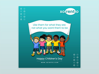 Social media ads - Children's day 2d 3d ads animation app branding design graphic design illustration logo media motion graphics social social media ads template typography ui ux vector web