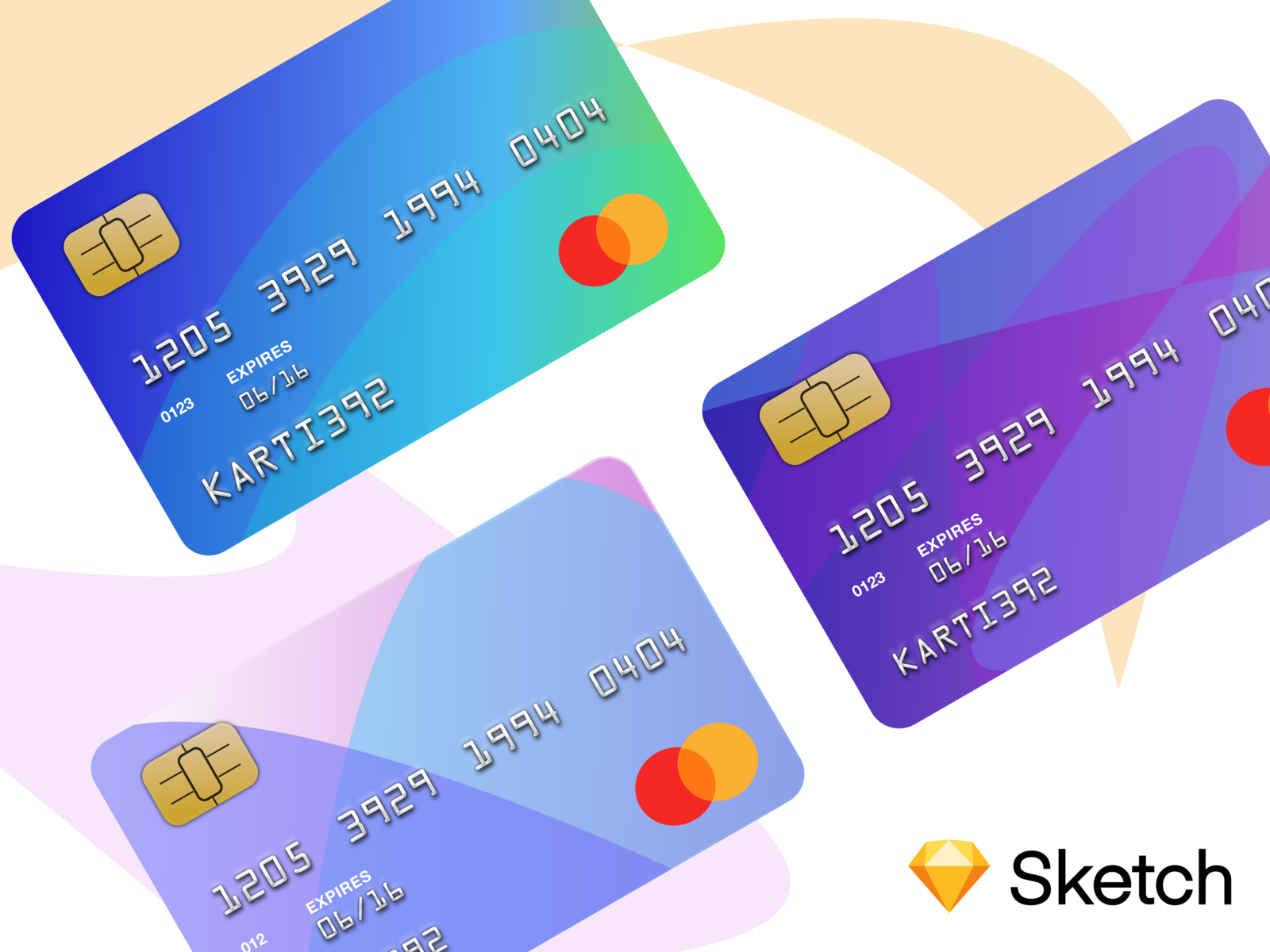 Credit Card Template and Size by Unblast on Dribbble