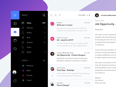 Mail Client App Exploration