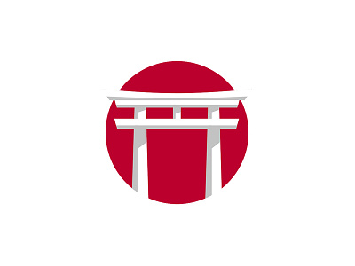 Japan Logo 3d japan japanese logo torii gate