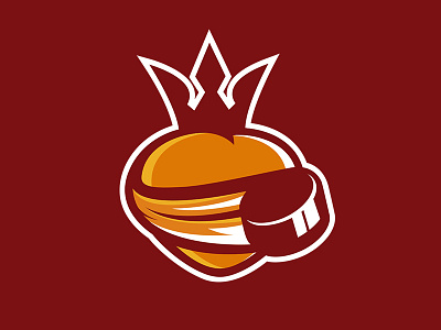 Peach Kings Logo grimsby hockey kings peach