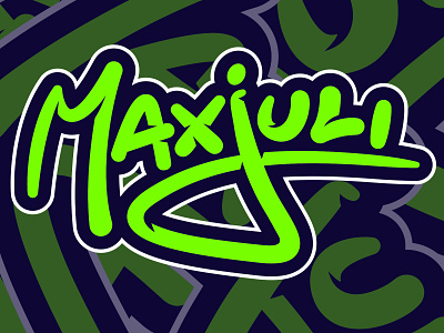 Maxjuli graffiti mark drawing graffiti hand drawn logo